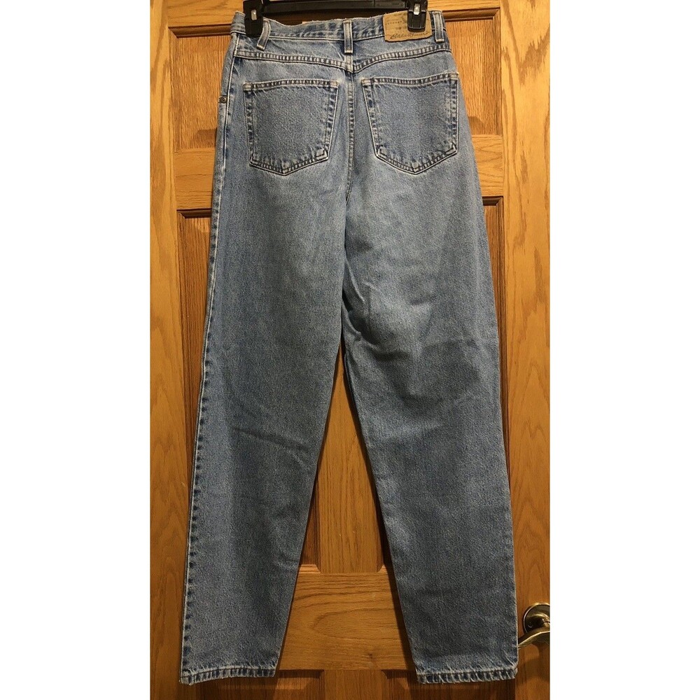 Vintage Eddie Bauer Denim Jeans Womens Tapered High Rise Waist Size 8 Regular